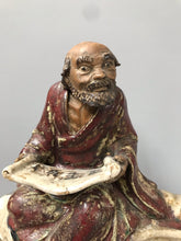 Load image into Gallery viewer, Antique Shiwan Lohan on White Elephant