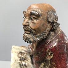 Load image into Gallery viewer, Antique Shiwan Lohan on White Elephant