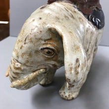 Load image into Gallery viewer, Antique Shiwan Lohan on White Elephant