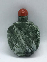 Load image into Gallery viewer, Snuff Bottle: Vintage Seraphinite Snuff Bottle