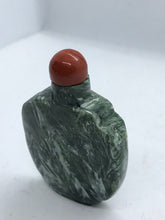 Load image into Gallery viewer, Snuff Bottle: Vintage Seraphinite Snuff Bottle