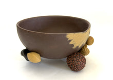 Load image into Gallery viewer, Yixing Chestnut Bowl with Precious Fruits