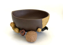 Load image into Gallery viewer, Yixing Chestnut Bowl with Precious Fruits