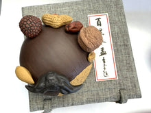 Load image into Gallery viewer, Yixing Chestnut Bowl with Precious Fruits