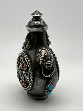 Load image into Gallery viewer, Snuff Bottle: Early 20th Century Silver Snuff Bottle for the Mongolian Market
