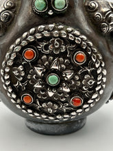 Load image into Gallery viewer, Snuff Bottle: Early 20th Century Silver Snuff Bottle for the Mongolian Market