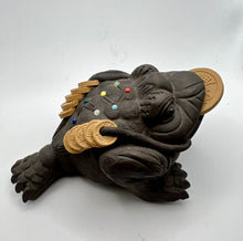 Load image into Gallery viewer, Yixing: Zisha Three Legged Toad with Gold Coins