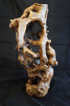 Load image into Gallery viewer, Vintage Root Carving of Monkeys and Peaches