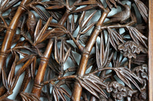 Load image into Gallery viewer, Architectural Artifact: Antique Chinese Carved Panels of Bamboo and Plum Blossoms