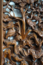 Load image into Gallery viewer, Architectural Artifact: Antique Chinese Carved Panels of Bamboo and Plum Blossoms