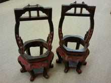 Load image into Gallery viewer, Antique Wood Carriers dated with name of Emperor