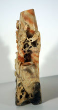 Load image into Gallery viewer, Soapstone: Vintage Carving of Three Vases with Chrysanthemums
