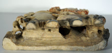 Load image into Gallery viewer, Soapstone: Vintage Carving of Three Vases with Chrysanthemums