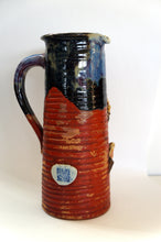 Load image into Gallery viewer, Japanese Ceramics: Sumida Ware of a Tall Pitcher with 13 Monkeys
