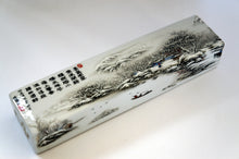 Load image into Gallery viewer, Scholar Object: Painted Porcelain Paper Weight inscripted with Zhusan