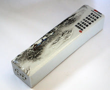 Load image into Gallery viewer, Scholar Object: Painted Porcelain Paper Weight inscripted with Zhusan