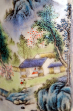 Load image into Gallery viewer, Scholar Object: Painted Porcelain Brushpot