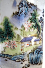 Load image into Gallery viewer, Scholar Object: Painted Porcelain Brushpot