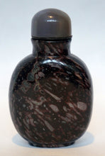 Load image into Gallery viewer, Vintage Black Sea Sediment Jasper Snuff Bottle