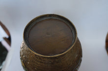 Load image into Gallery viewer, Bronze: A Large Vintage Champleve Vase