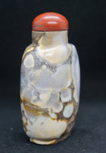 Load image into Gallery viewer, Snuff Bottle: Jasper Puddingstone Snuff Bottle