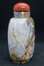 Load image into Gallery viewer, Snuff Bottle: Jasper Puddingstone Snuff Bottle