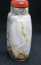 Load image into Gallery viewer, Snuff Bottle: Jasper Puddingstone Snuff Bottle