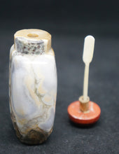 Load image into Gallery viewer, Snuff Bottle: Jasper Puddingstone Snuff Bottle