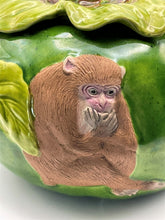 Load image into Gallery viewer, Japanese Ceramics: Painted Porcelain Teapot of the Three Wise Monkeys