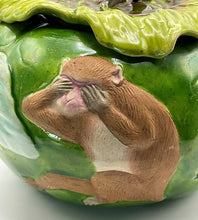 Load image into Gallery viewer, Japanese Ceramics: Painted Porcelain Teapot of the Three Wise Monkeys