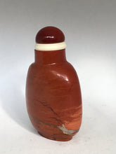 Load image into Gallery viewer, Vintage Blood Red Banded Jasper Snuff Bottle