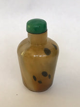 Load image into Gallery viewer, Vintage Sandwich Glass Snuff Bottle Imitating Shadow Agate