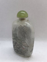 Load image into Gallery viewer, Snuff Bottle: Inside Painted Snuff Bottle with Landscape Painting