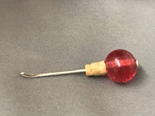 Load image into Gallery viewer, Snuff Bottle: Antique Beijing Glass Bottle with Red Overlay Design of Fish and Orchid