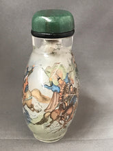 Load image into Gallery viewer, Inside Painted Snuff Bottle with Fighting Cavalary from the Romance of the Three Kingdoms
