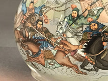 Load image into Gallery viewer, Inside Painted Snuff Bottle with Fighting Cavalary from the Romance of the Three Kingdoms