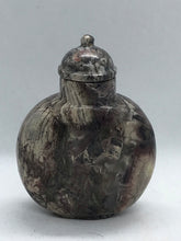 Load image into Gallery viewer, Vintage Petrified Wood Hardstone Snuff Bottle