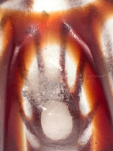 Load image into Gallery viewer, Snuff Bottle: Segmented Glass Bottle with Red Glass Overlay