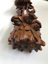 Load image into Gallery viewer, Wood Carving in Floral designs in the style of a Ruyi Sceptor