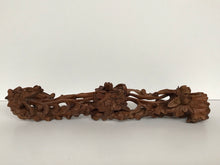 Load image into Gallery viewer, Wood Carving in Floral designs in the style of a Ruyi Sceptor