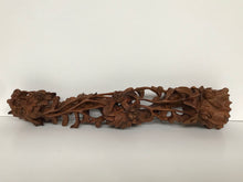 Load image into Gallery viewer, Wood Carving in Floral designs in the style of a Ruyi Sceptor