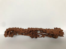 Load image into Gallery viewer, Wood Carving in Floral designs in the style of a Ruyi Sceptor