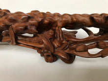 Load image into Gallery viewer, Wood Carving in Floral designs in the style of a Ruyi Sceptor