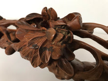 Load image into Gallery viewer, Wood Carving in Floral designs in the style of a Ruyi Sceptor