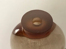 Load image into Gallery viewer, Vintage Grey and Brown Banded Agate Snuff Bottle