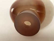 Load image into Gallery viewer, Vintage Grey and Brown Banded Agate Snuff Bottle
