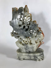 Load image into Gallery viewer, Soapstone Carving: Colorful Soapstone Carving of a Fish and Lotus