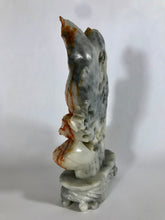 Load image into Gallery viewer, Soapstone Carving: Colorful Soapstone Carving of a Fish and Lotus