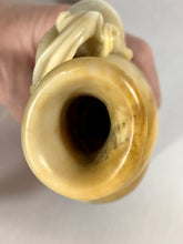 Load image into Gallery viewer, Soapstone: Soapstone Carving of a Vase with a Mythical Creature