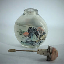 Load image into Gallery viewer, Vintage Inside Painted Snuff Bottle with Made in China label